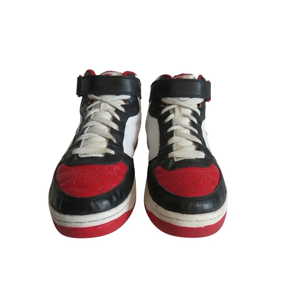 Vintage Allen Iverson Reebok High Top Mens Black Red Leather Sneakers Size 9